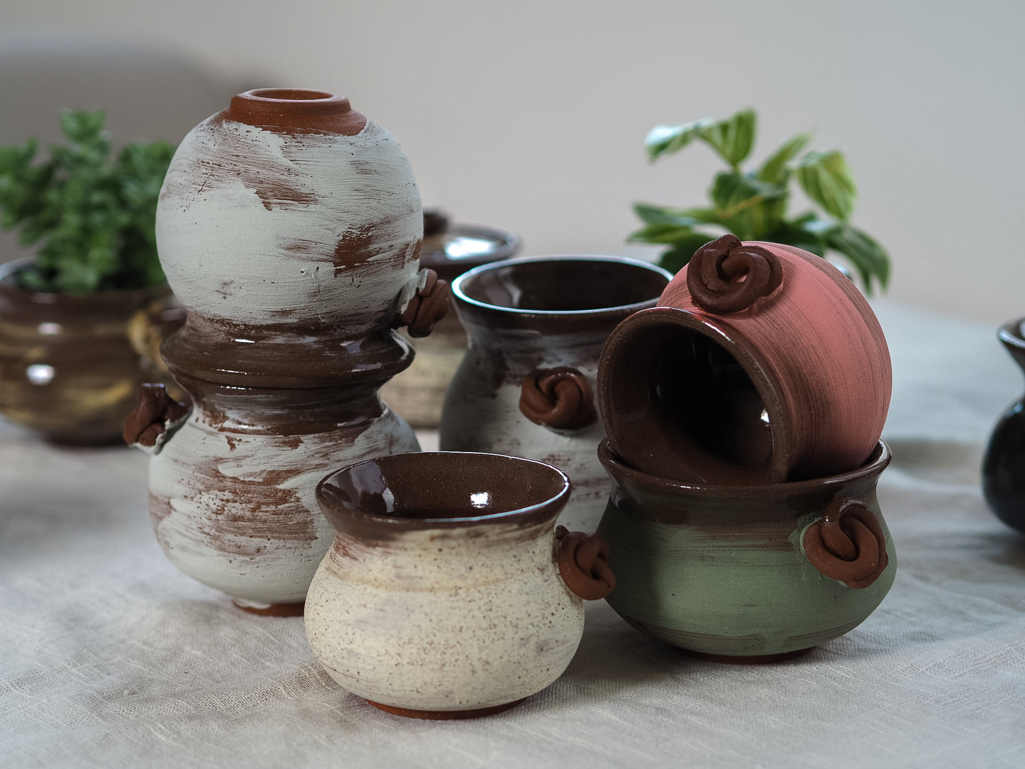 mist knotted mug