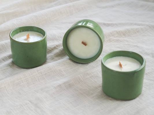 lemongrass moss candle