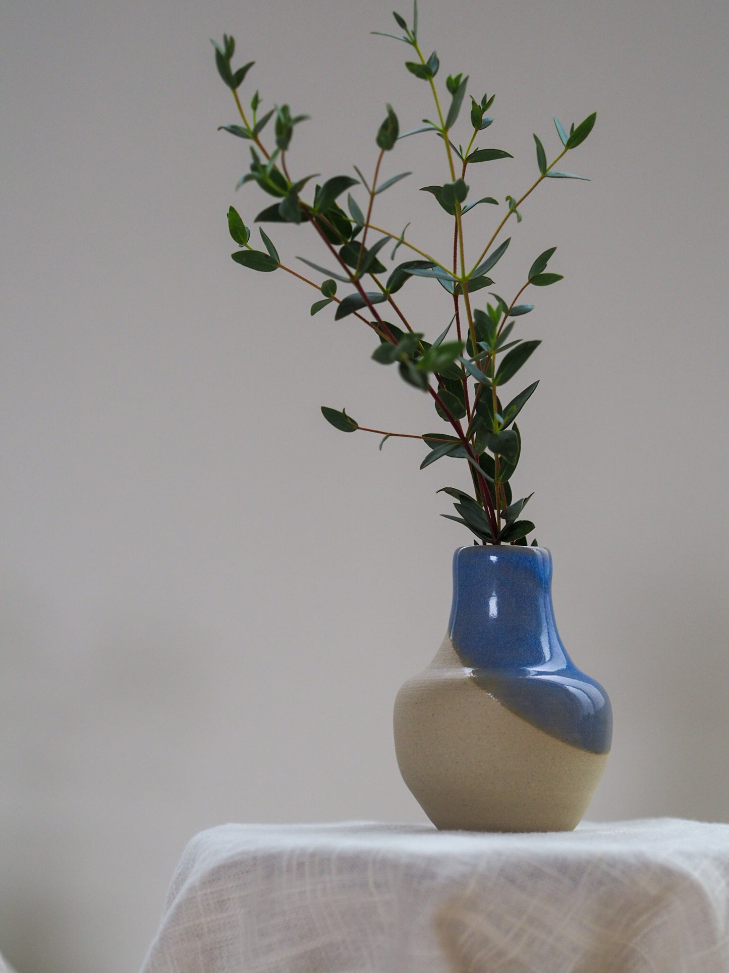 sky bud vase