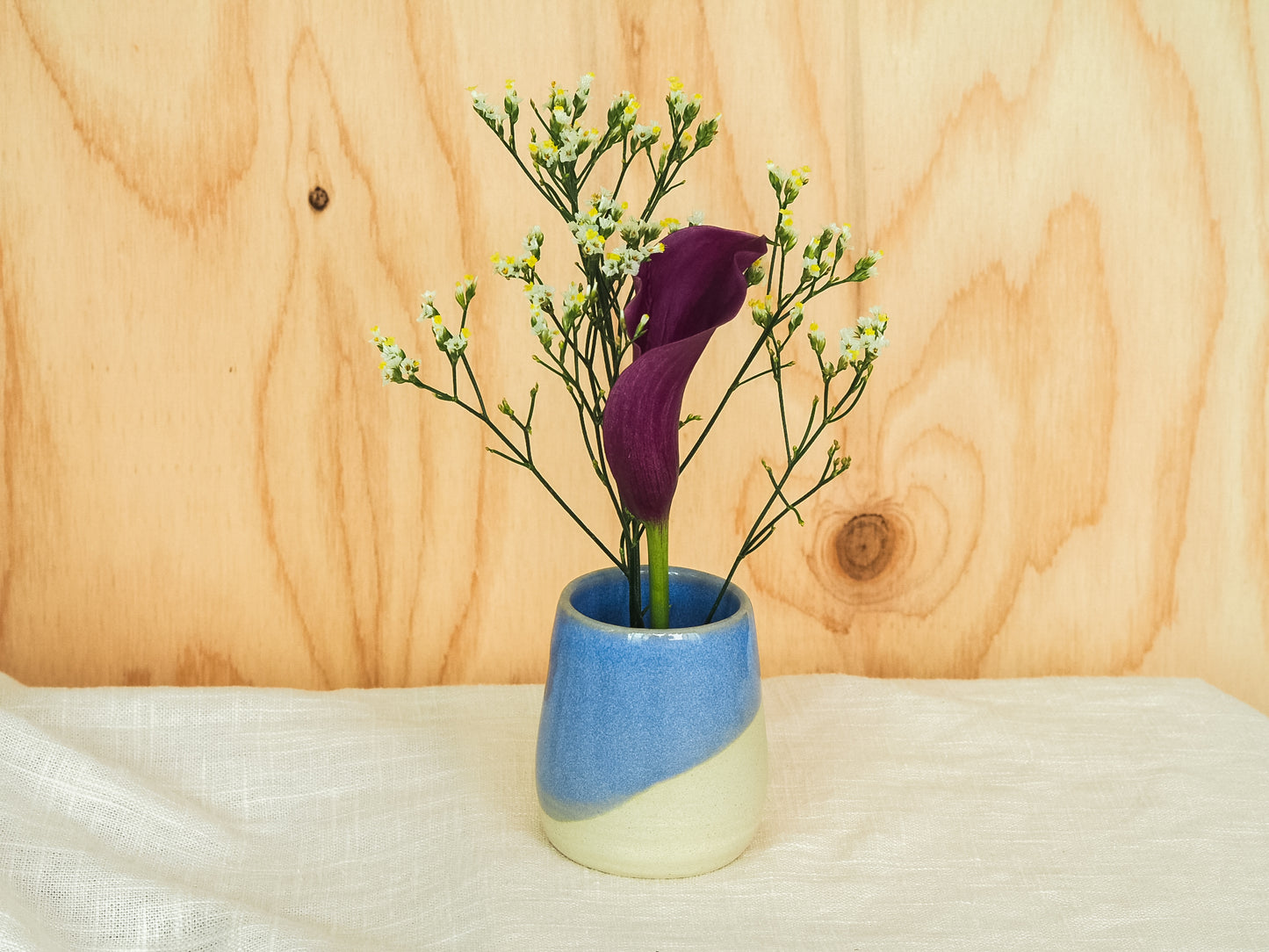 sky bud vase