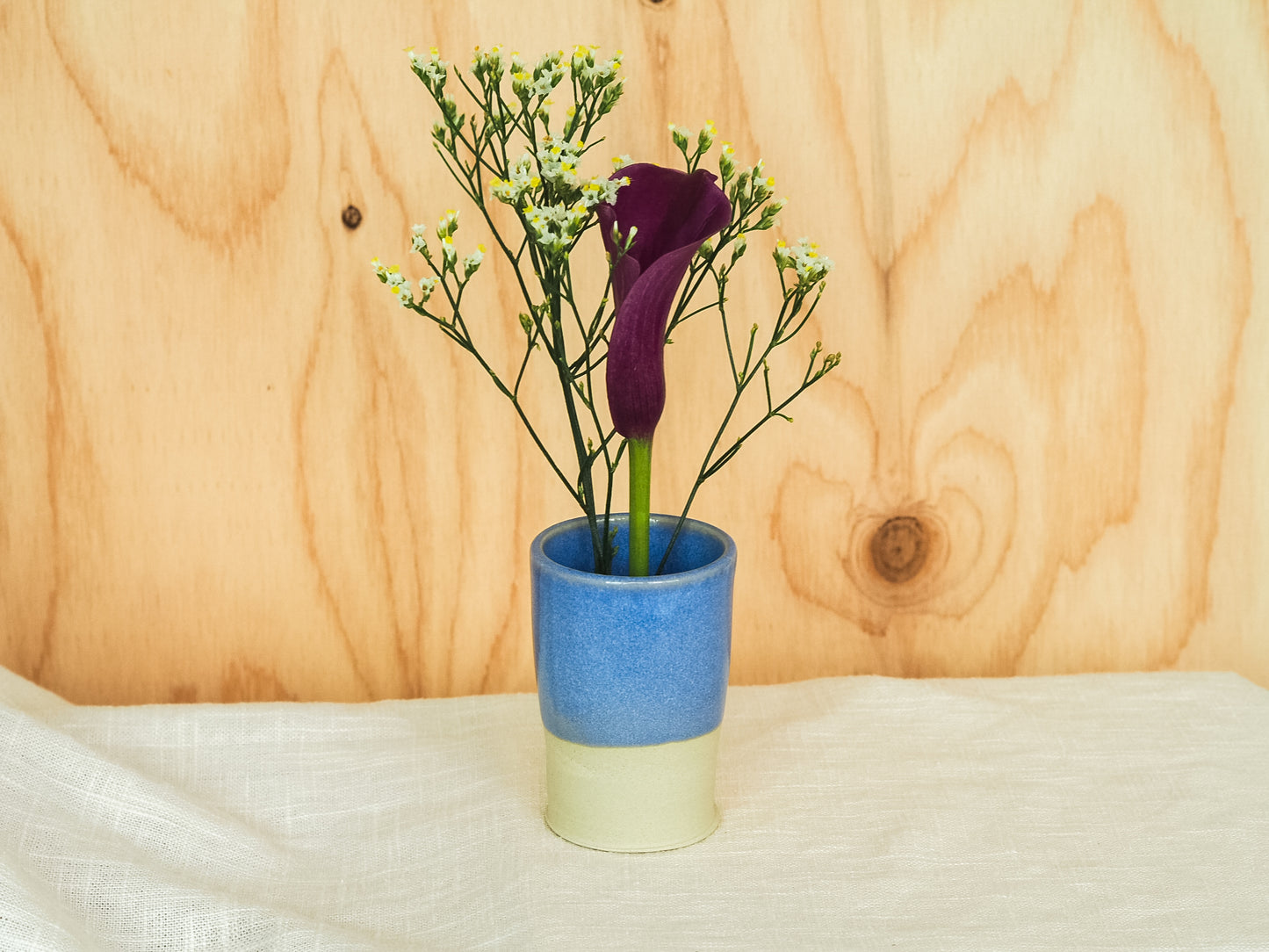 sky bud vase