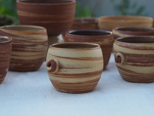 sandstone knotted mug